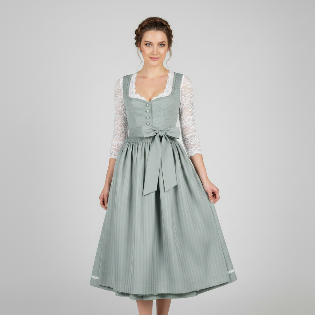Elegant Dirndl Costume Dress | Women's Dress for Oktoberfest