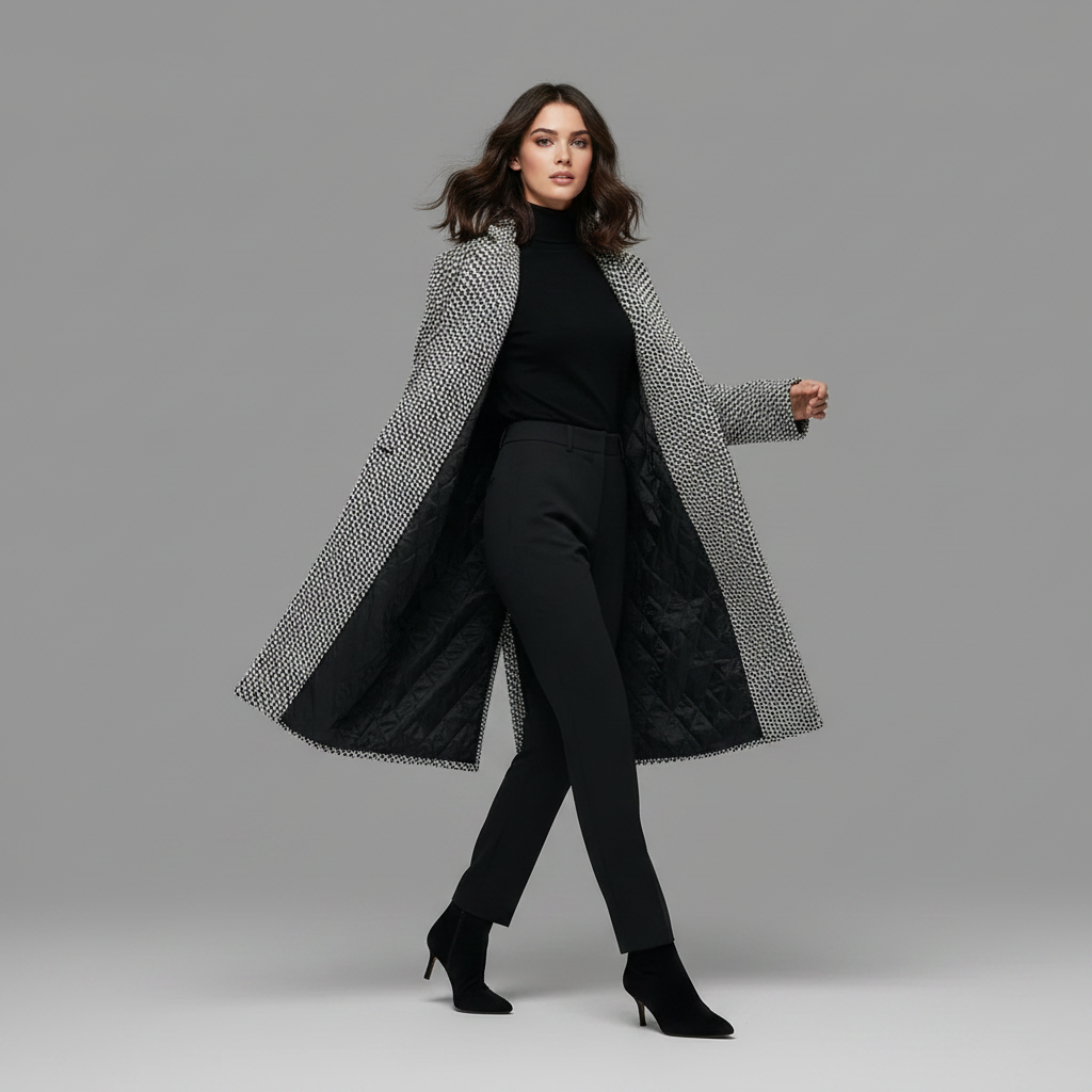 Elegant Long Wool Coat | Women's Winter Coats