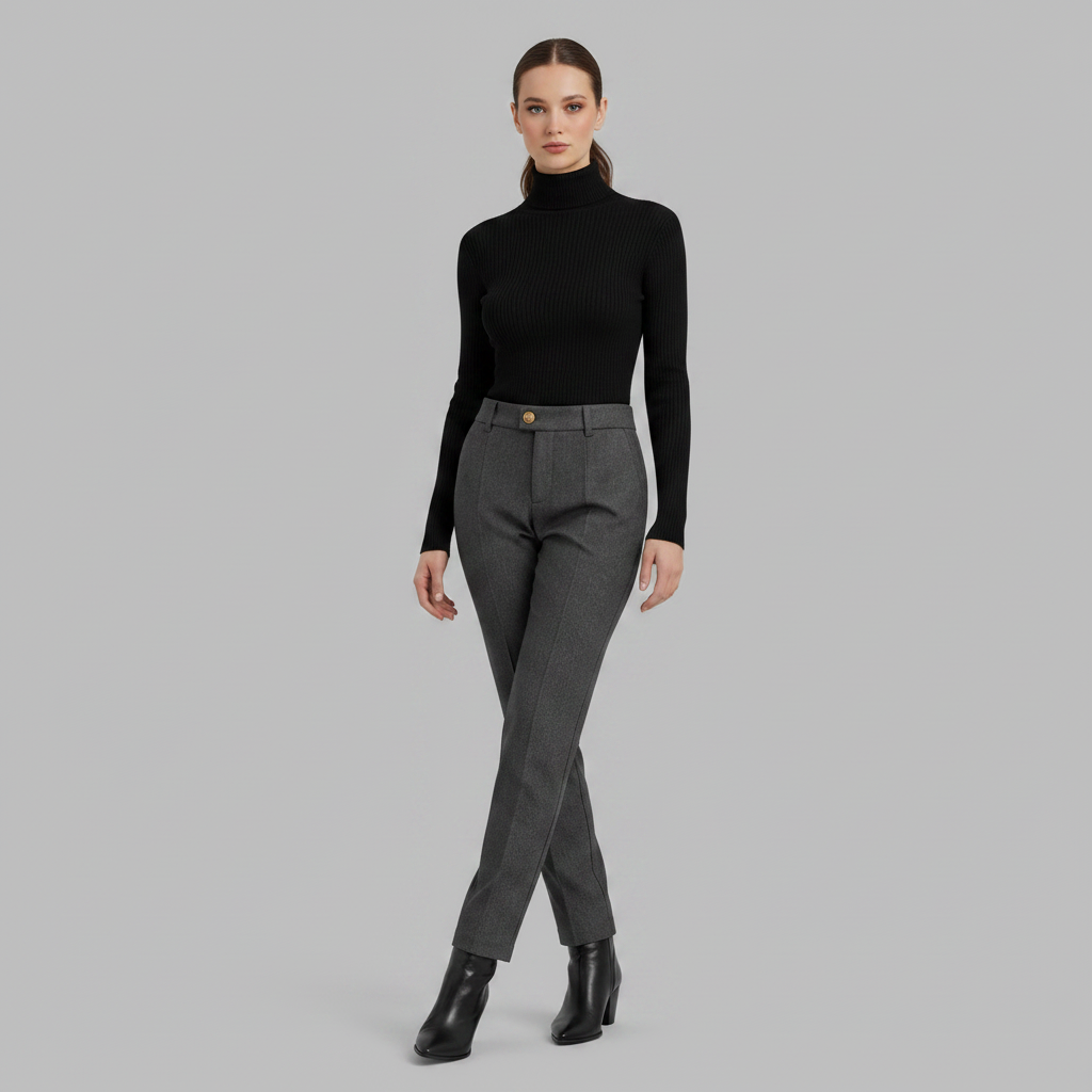 Bianca | Women's Black Trousers for Elegant Style
