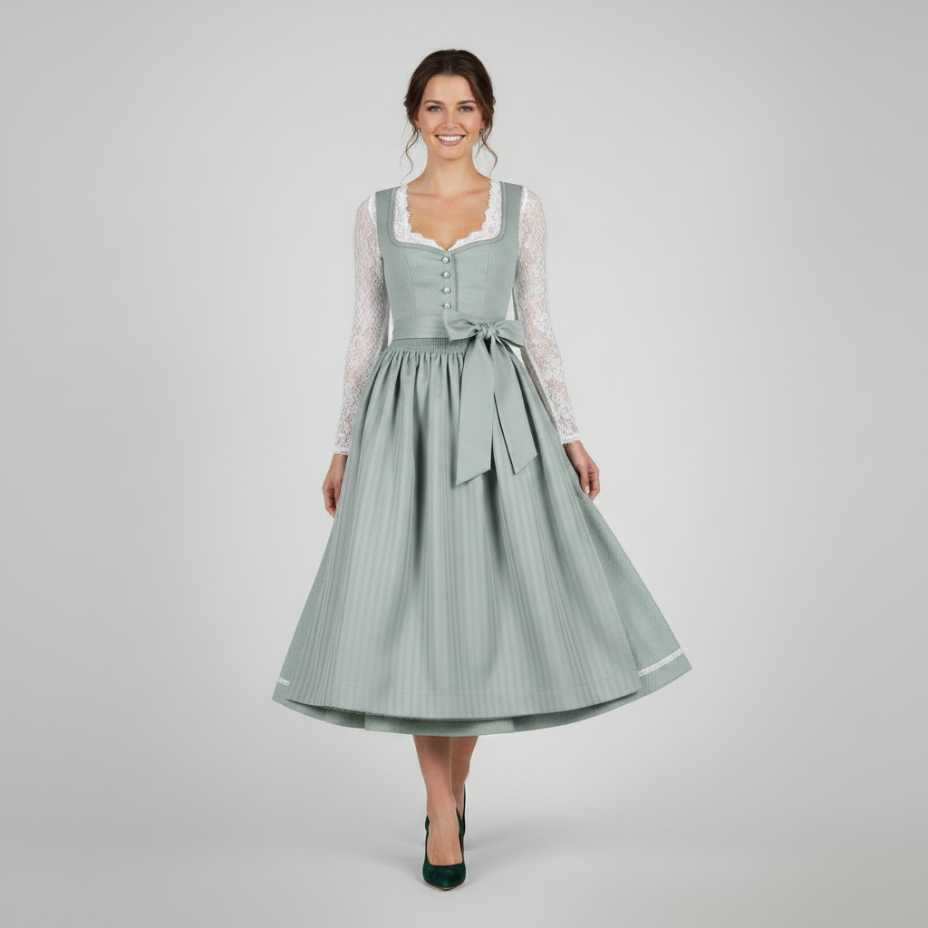 Elegant Dirndl Costume Dress | Women's Dress for Oktoberfest
