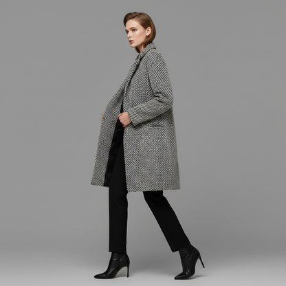 Elegant Long Wool Coat | Women's Winter Coats