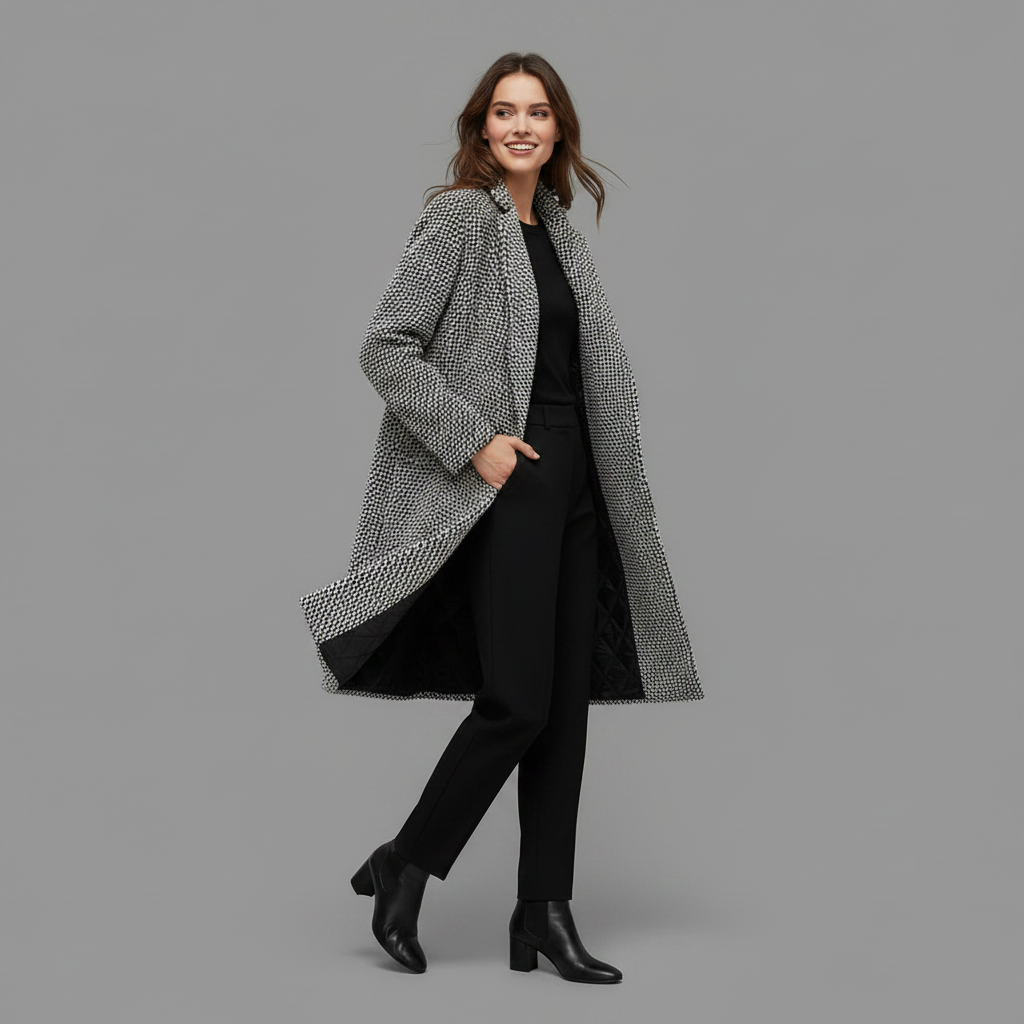 Elegant Long Wool Coat | Women's Winter Coats