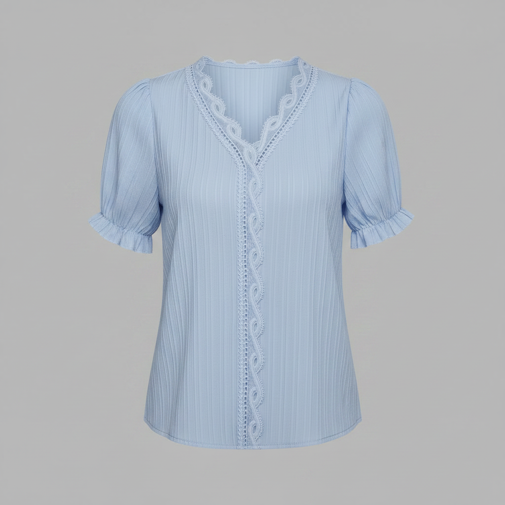 Elegant Puff Sleeve Blouse | Women's Summer Top