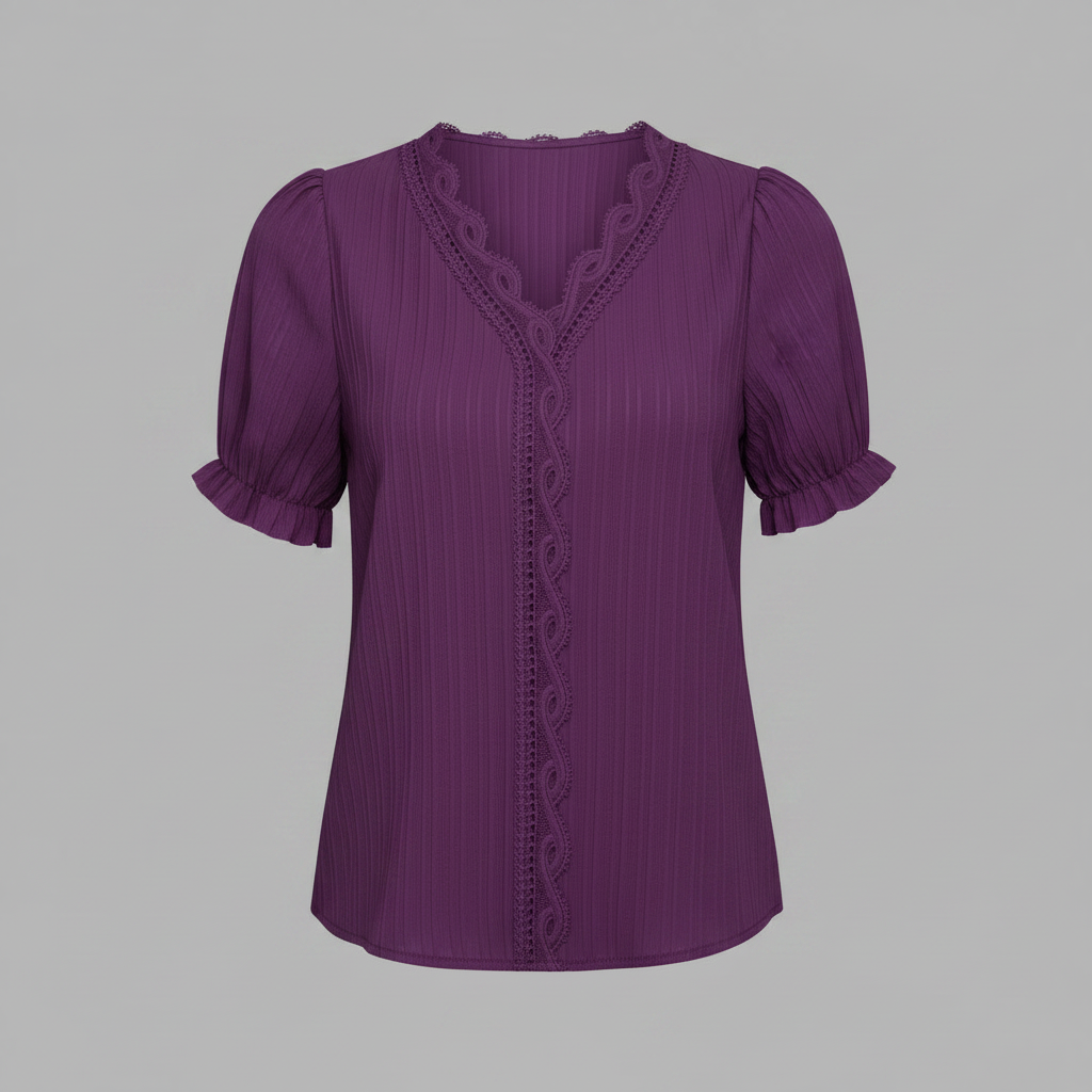 Elegant Puff Sleeve Blouse | Women's Summer Top