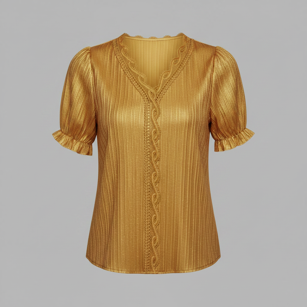 Elegant Puff Sleeve Blouse | Women's Summer Top