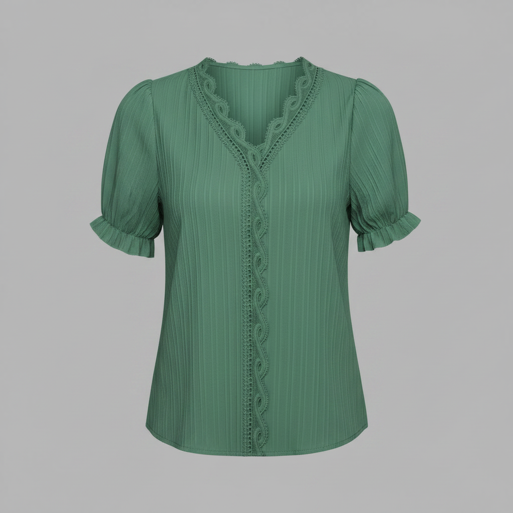 Elegant Puff Sleeve Blouse | Women's Summer Top