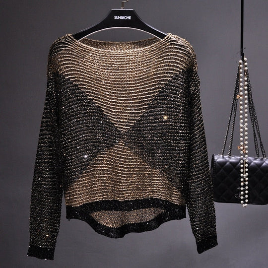 Kitty | Women's Sequin Top