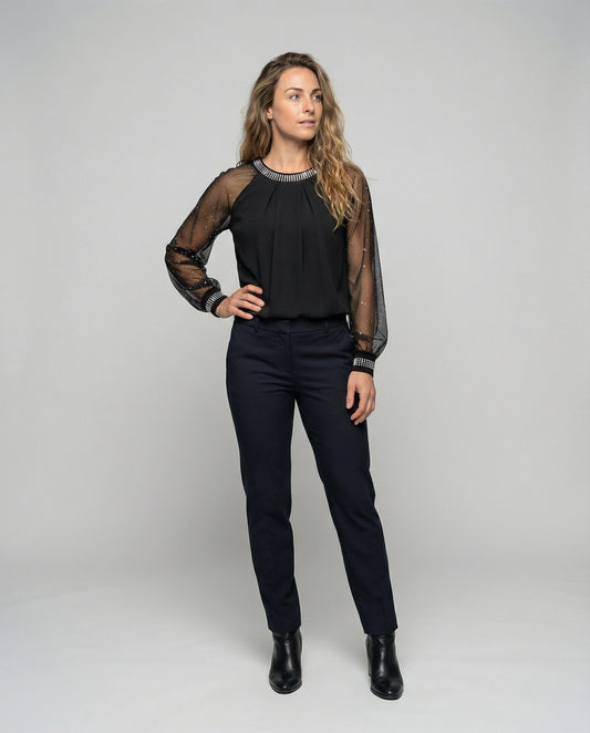 Delphine | Women's Sequin Top