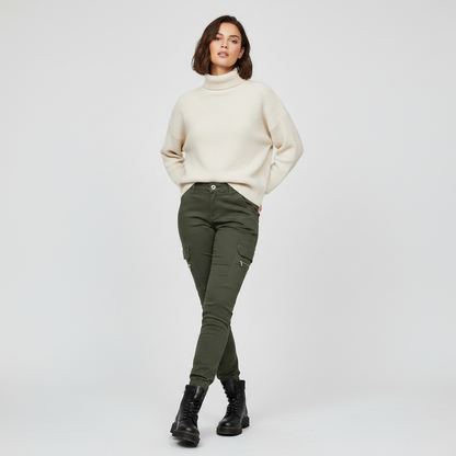Modern Black Cargo Pants for Women | Urban Style Trousers