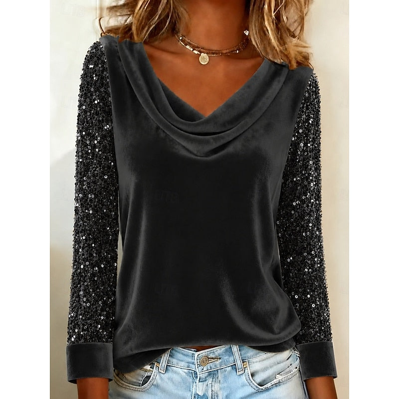 Arabella | Women's Sequin Top