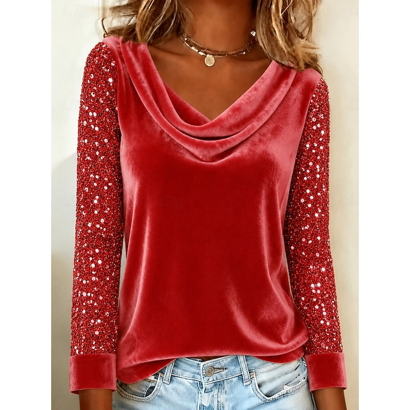 Arabella | Women's Sequin Top