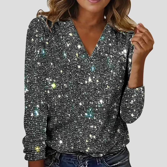 Genevieve | Women's Sequin Top