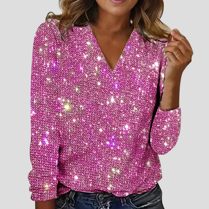 Genevieve | Women's Sequin Top
