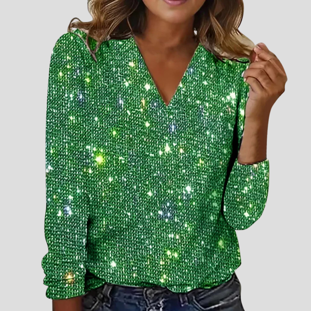 Genevieve | Women's Sequin Top