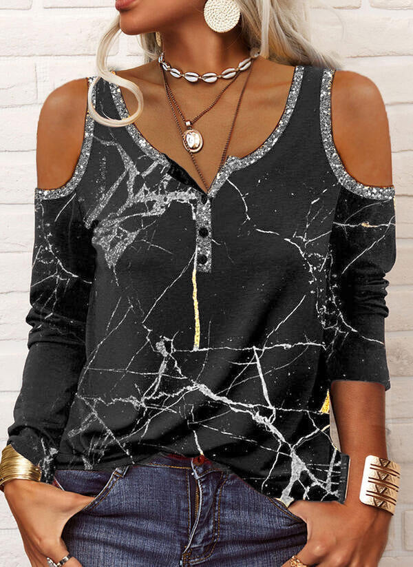 Romilly | Women's Sequin Top